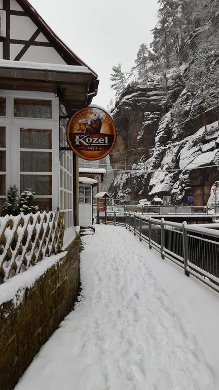 Pension Soutesky Hřensko Exterior foto